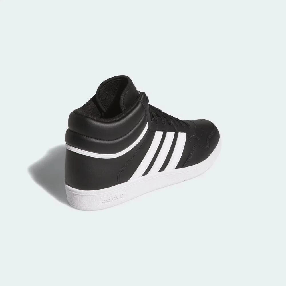Adidas Hoops 4.0 Mid Core Black Cloud White Basketball Shoes JQ9994 Men Size 7.5 - Picture 2 of 5